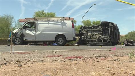 Three Hospitalized after Wrong-Way Crash near 75th Avenue [Glendale, AZ]